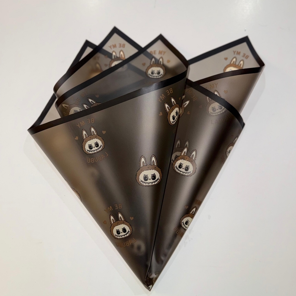 Black Labubu Wrapping Paper - Picture 2 of 2